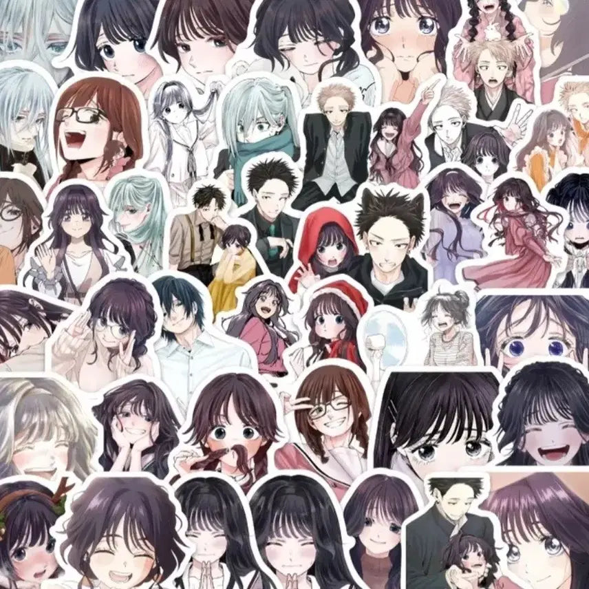 [BUNJANG] Fragrant Flowers Bloom Nobly Animation Stickers (55 Sheets) / 향기로운 꽃은 늠름하게핀다 애니메이션 스티커 55장
