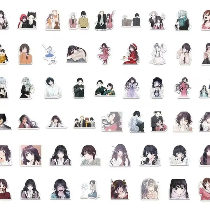 [BUNJANG] Fragrant Flowers Bloom Nobly Animation Stickers (55 Sheets) / 향기로운 꽃은 늠름하게핀다 애니메이션 스티커 55장