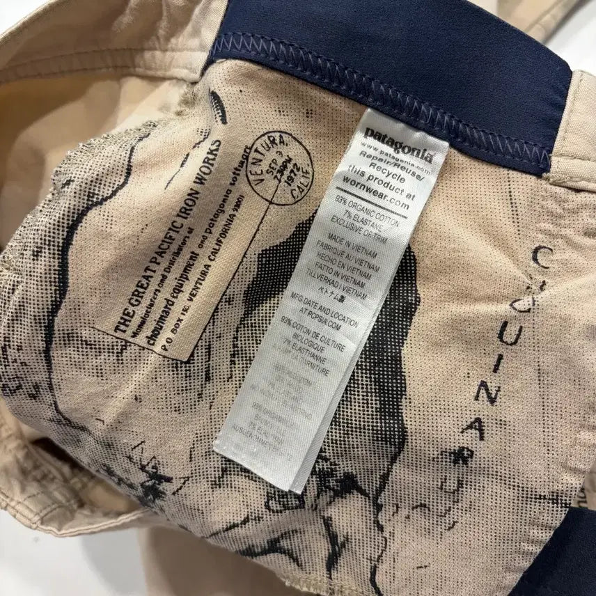 [BUNJANG] Patagonia Venga Organic Cotton Beige Pants / [32] 파타고니아 VENGA 오가닉 코튼 베이지 팬츠 D729