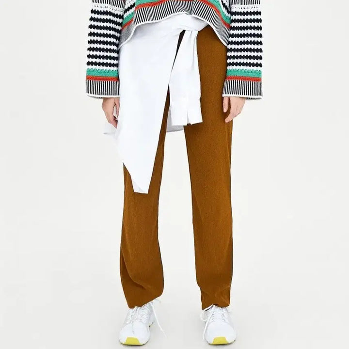 [BUNJANG] ZARA Straight Bending Pants Women&