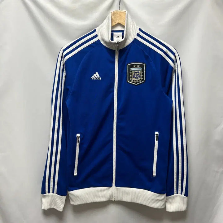 [SOLD OUT] [정품/90] 아디다스 아르헨티나 축구국대 블루화이트 삼선 트랙탑/져지