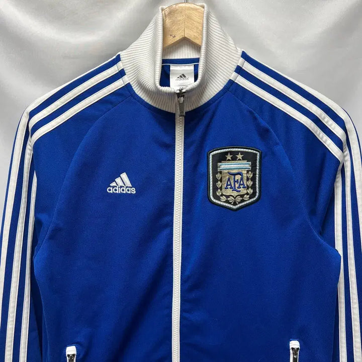[SOLD OUT] [정품/90] 아디다스 아르헨티나 축구국대 블루화이트 삼선 트랙탑/져지