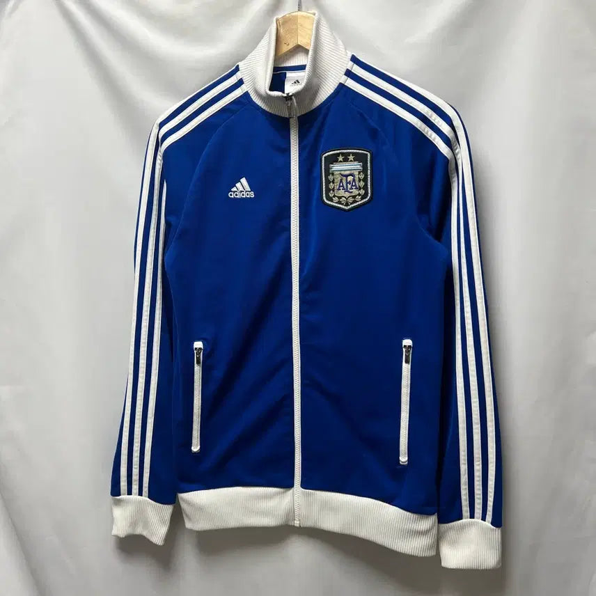 [SOLD OUT] [정품/90] 아디다스 아르헨티나 축구국대 블루화이트 삼선 트랙탑/져지