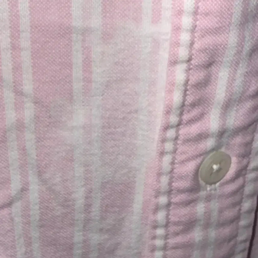 [BUNJANG] Polo Ralph Lauren Pink Striped Shirt / 폴로 랄프로렌 핑크 스트라이프 셔츠