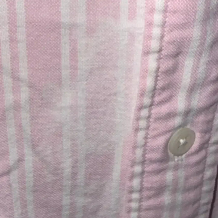 [BUNJANG] Polo Ralph Lauren Pink Striped Shirt / 폴로 랄프로렌 핑크 스트라이프 셔츠