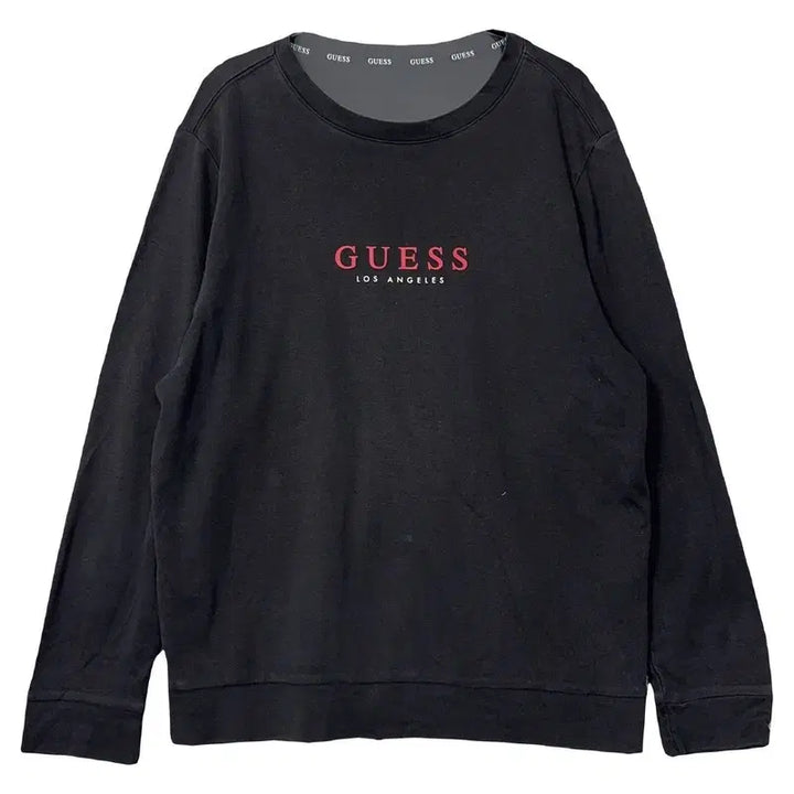 [BUNJANG] Guess Printed Black Sweatshirt (M) / 게스 프린팅 블랙 맨투맨 95(M)