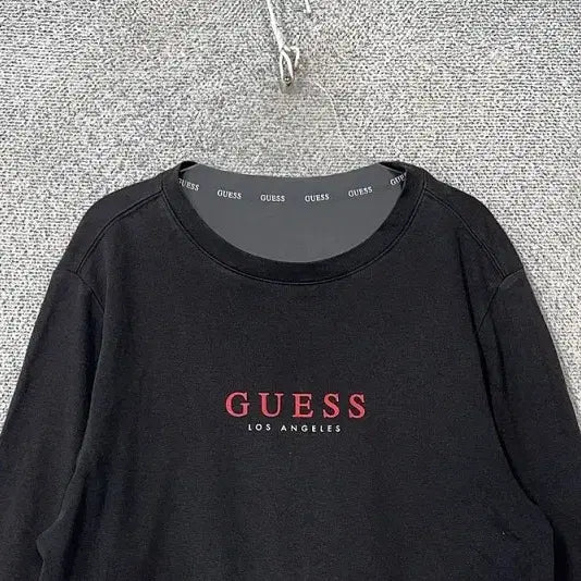 [BUNJANG] Guess Printed Black Sweatshirt (M) / 게스 프린팅 블랙 맨투맨 95(M)
