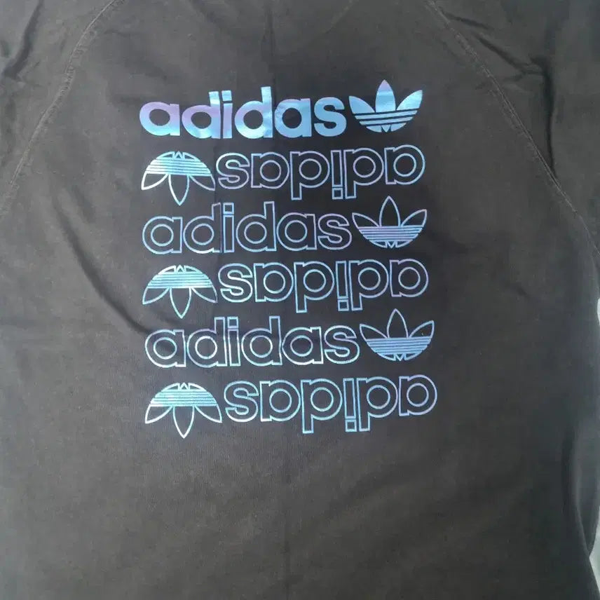 [BUNJANG] Adidas Trefoil Black T-shirt / 아디다스 검정 트레포일 티셔츠