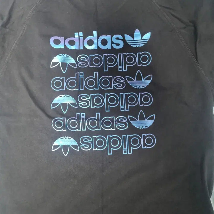[BUNJANG] Adidas Trefoil Black T-shirt / 아디다스 검정 트레포일 티셔츠