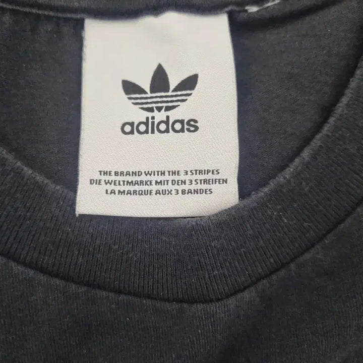 [BUNJANG] Adidas Trefoil Black T-shirt / 아디다스 검정 트레포일 티셔츠