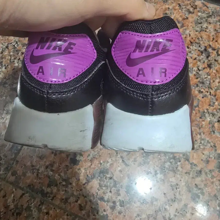 [BUNJANG] Nike Air Max 90 Black and Purple Women&