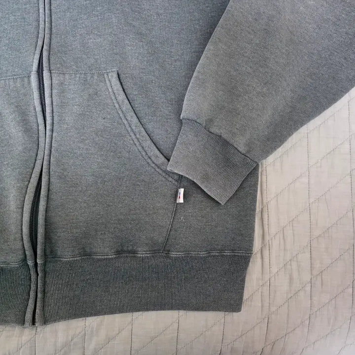 [BUNJANG] Russell Athletic Vintage Hoodie Dark Gray / [L] 90s 빈티지 러셀 애슬레틱 후드집업 다크그레이 VER. 쿨페이드