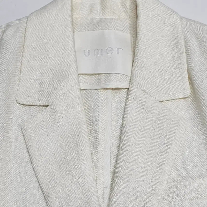 [SOLD OUT] 유메르 아이보리 린넨 자켓
