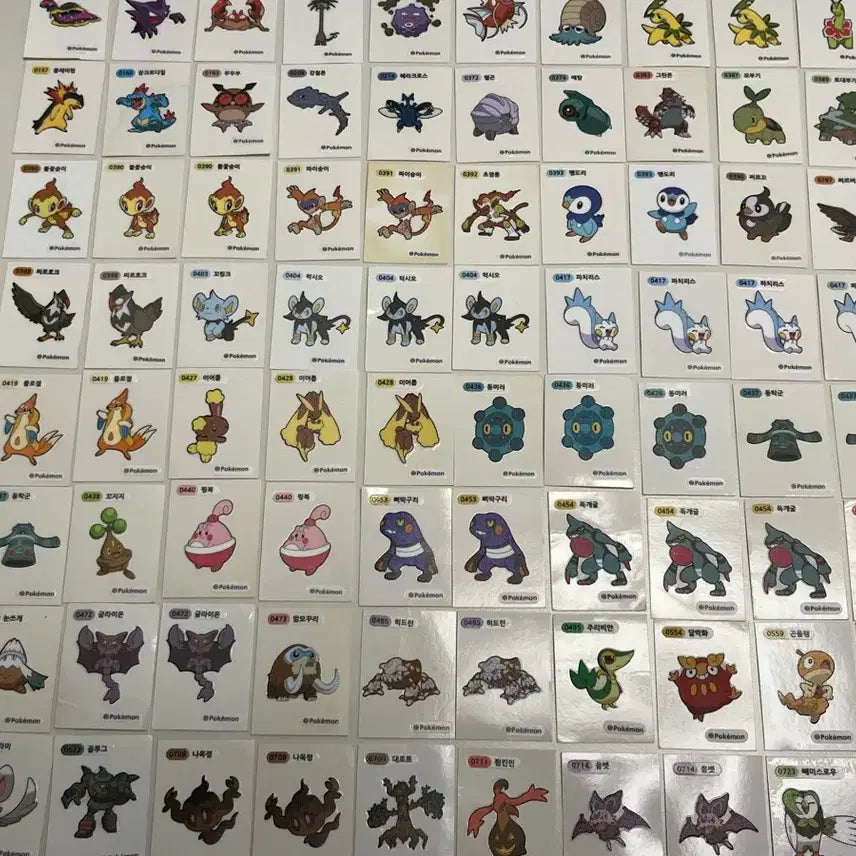 [SOLD OUT] 포켓몬 띠부씰 4자리수