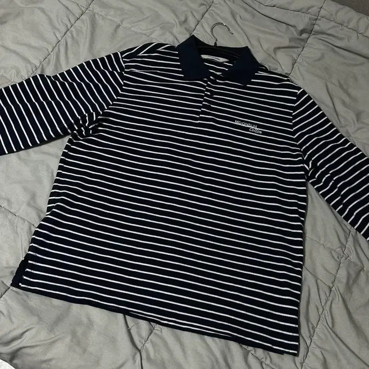 [BUNJANG] Moon Sun Stripe Shirt / 문선 스트라이프 셔츠