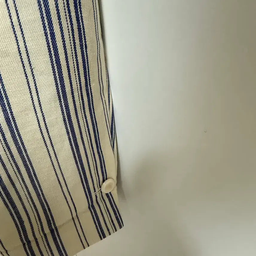 [BUNJANG] Ivory Striped Jacket / 잉크 스트라이프 아이보리자켓
