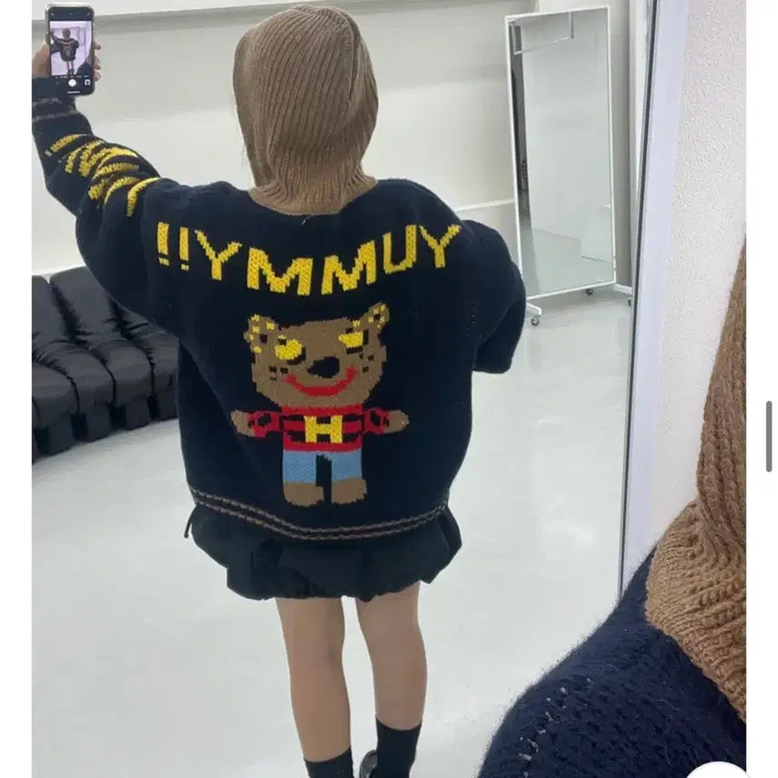 [SOLD OUT] 자가드울니트후드집업빈티지니트