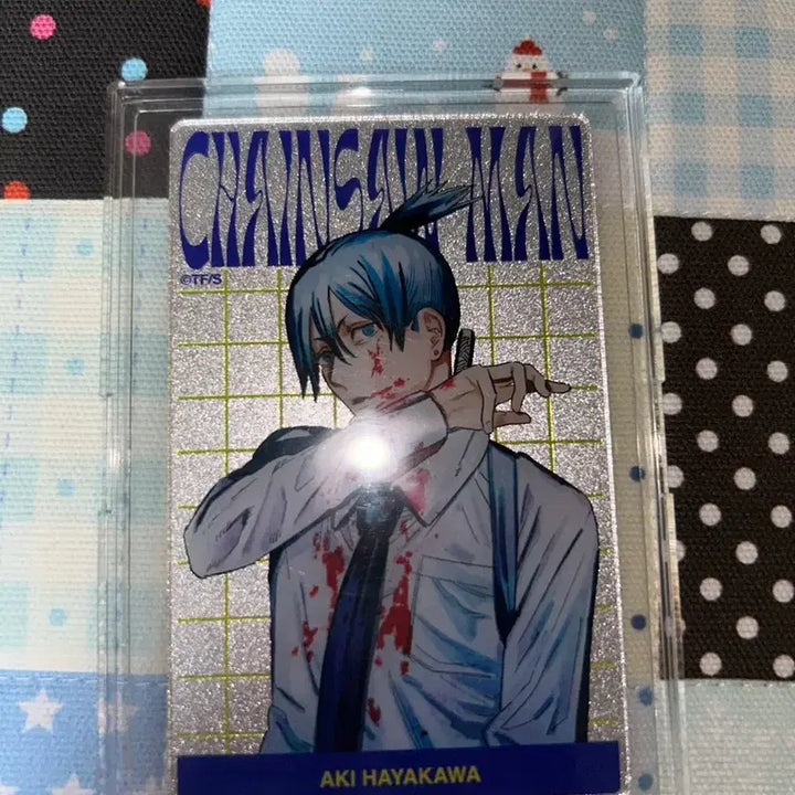 [BUNJANG] Chainsaw Man Aki Acrylic Metal Card / 체인소맨 하야카와 아키 아크릴 메탈 카드