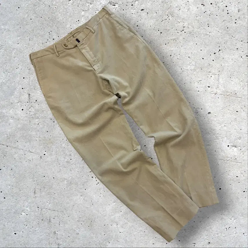 [BUNJANG] Incotex Beige Cotton Blend Pants / [48] 인코텍스 베이지 수입택 코튼 폴리 팬츠 D731
