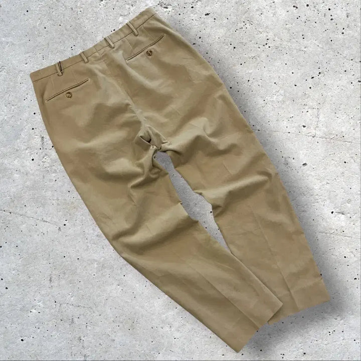 [BUNJANG] Incotex Beige Cotton Blend Pants / [48] 인코텍스 베이지 수입택 코튼 폴리 팬츠 D731