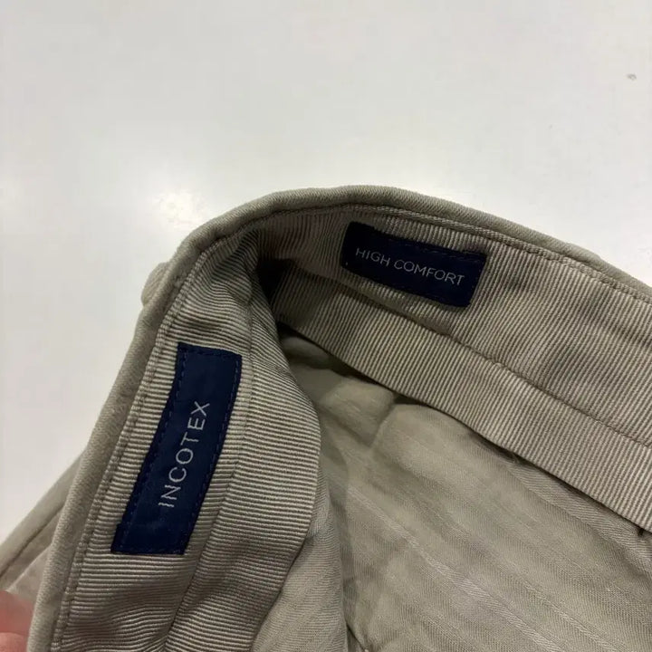 [BUNJANG] Incotex Beige Cotton Blend Pants / [48] 인코텍스 베이지 수입택 코튼 폴리 팬츠 D731