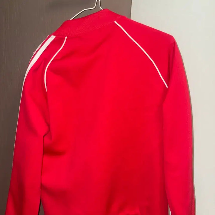 [BUNJANG] Adidas Red Three-Stripe Track Top / 아디다스 빨간색 삼선 트랙탑