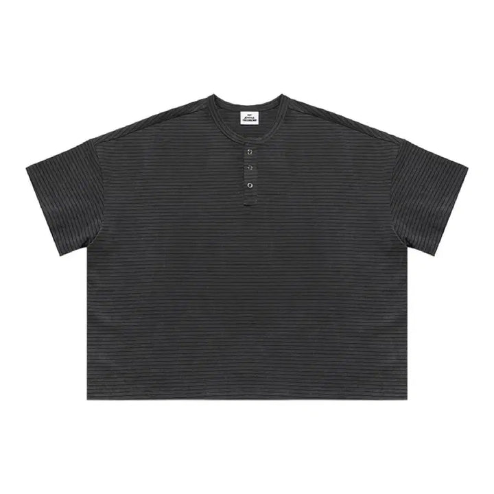 [SOLD OUT] mjs 스트라이프 헨리넥 L