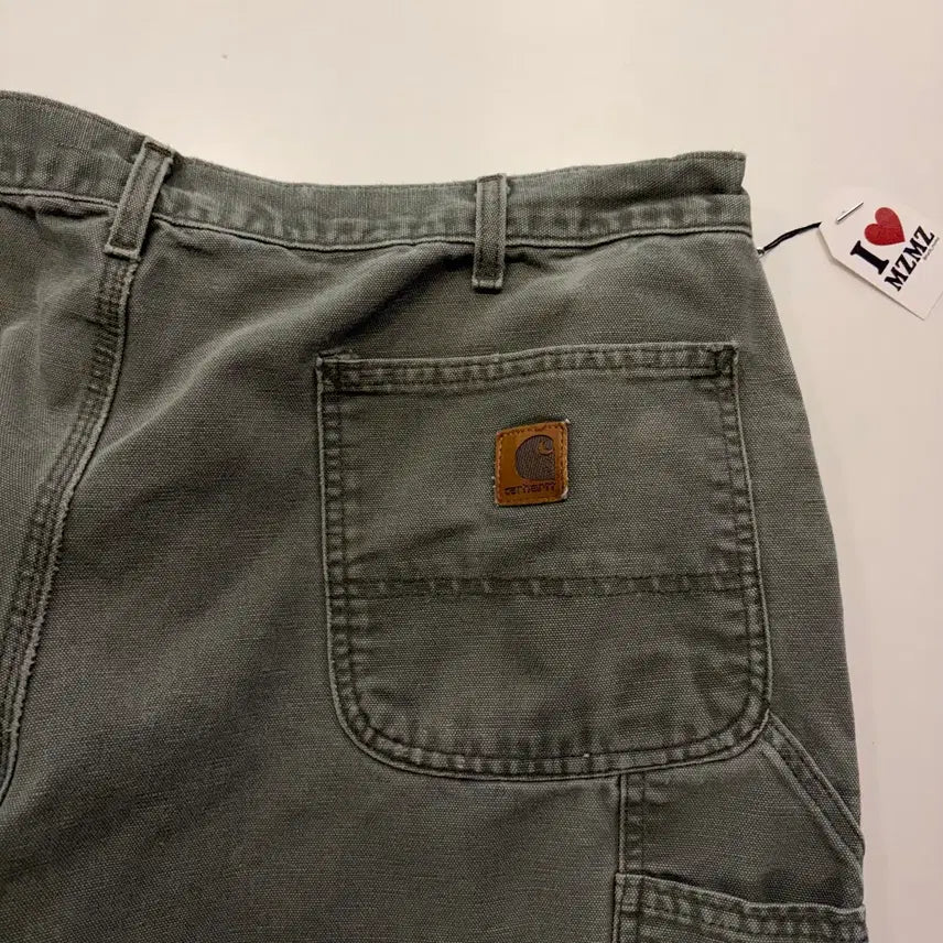 [BUNJANG] Carhartt B11 MOS Khaki Carpenter Work Pants / [40x30] 칼하트 B11 MOS 카키 카펜더 워크 팬츠 D732