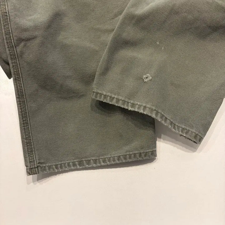 [BUNJANG] Carhartt B11 MOS Khaki Carpenter Work Pants / [40x30] 칼하트 B11 MOS 카키 카펜더 워크 팬츠 D732
