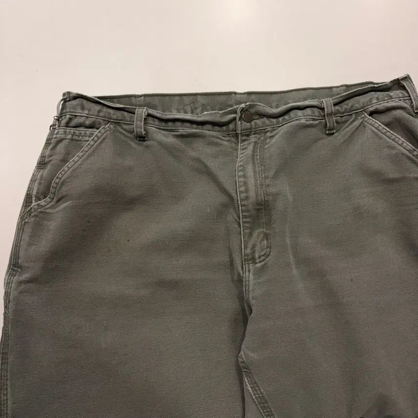 [BUNJANG] Carhartt B11 MOS Khaki Carpenter Work Pants / [40x30] 칼하트 B11 MOS 카키 카펜더 워크 팬츠 D732