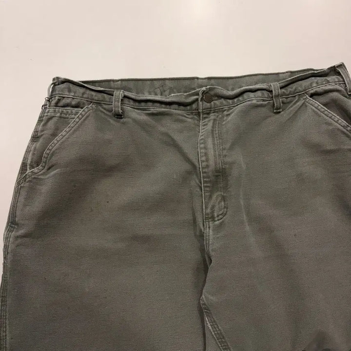 [BUNJANG] Carhartt B11 MOS Khaki Carpenter Work Pants / [40x30] 칼하트 B11 MOS 카키 카펜더 워크 팬츠 D732