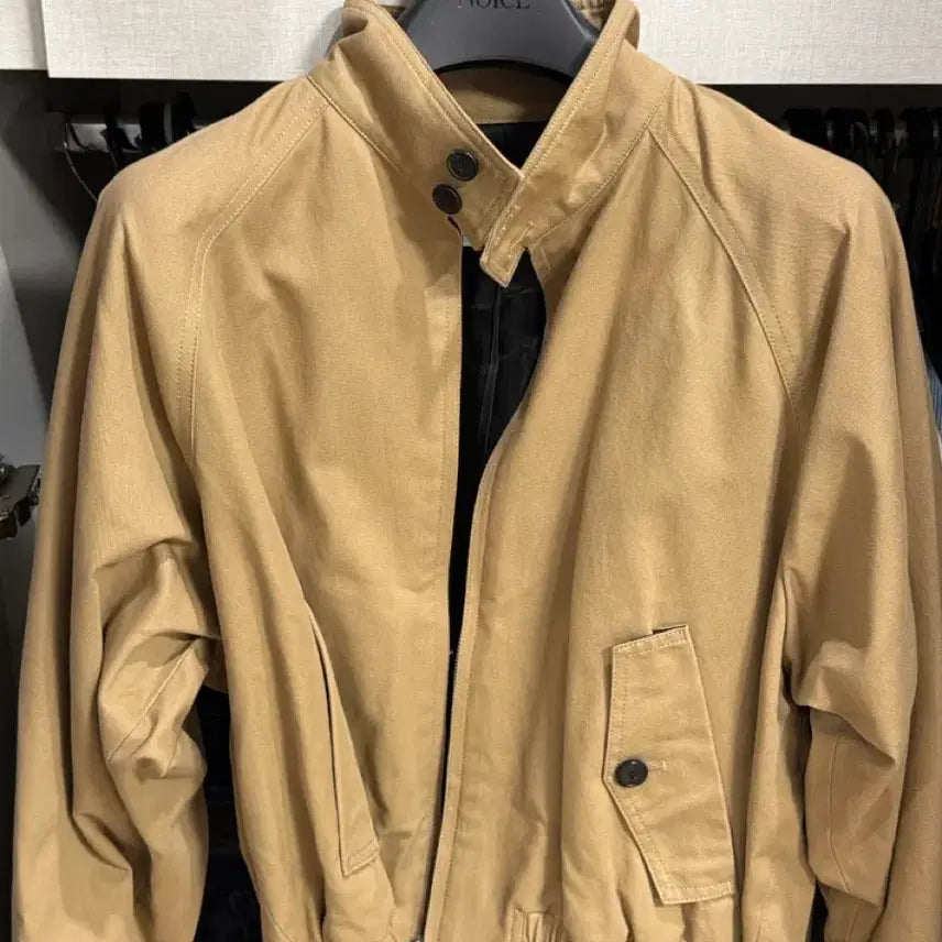 [BUNJANG] Noise M Harrington English Blouson - Beige Jacket / 노이스 M HARRINGTON ENGLISH BLOUSON - BEIGE
