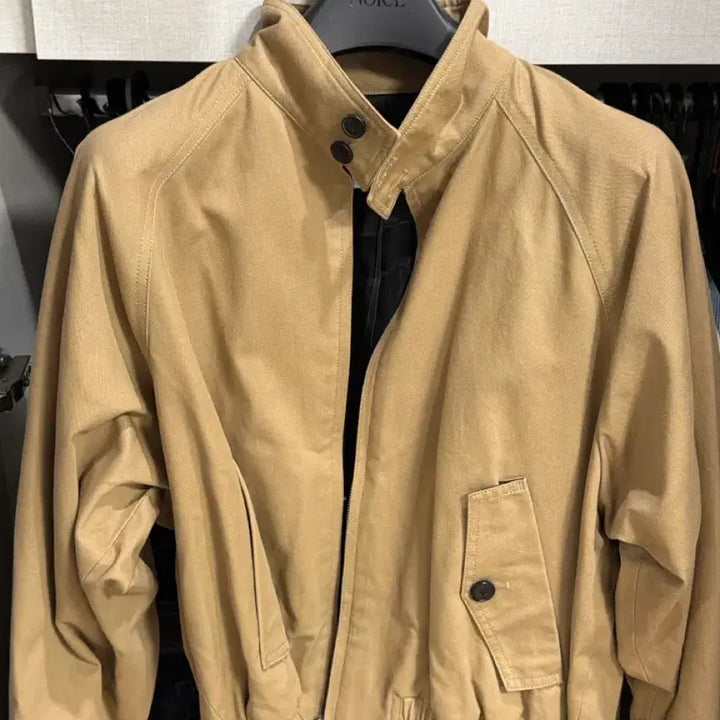 [BUNJANG] Noise M Harrington English Blouson - Beige Jacket / 노이스 M HARRINGTON ENGLISH BLOUSON - BEIGE