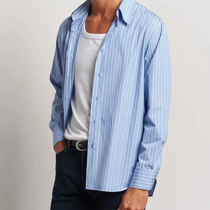 [BUNJANG] Sunflower Base Light Blue Shirt (L) / Sunflower Base Shirts L