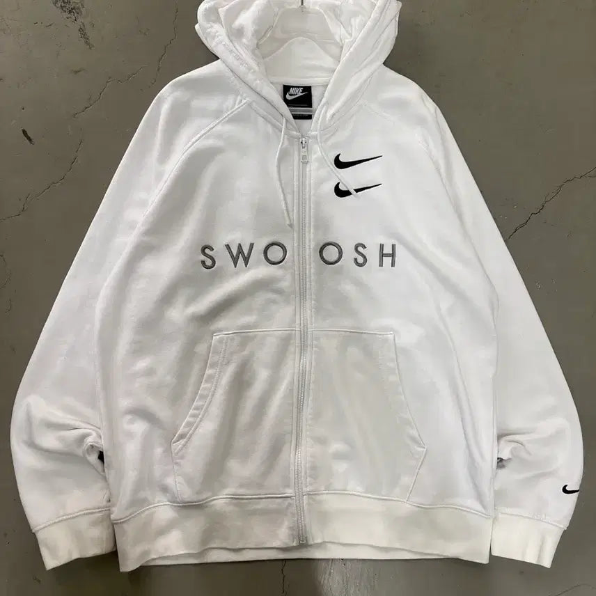[SOLD OUT] 만원샵 나이키 더블 스우시 오버핏 후드집업 XL