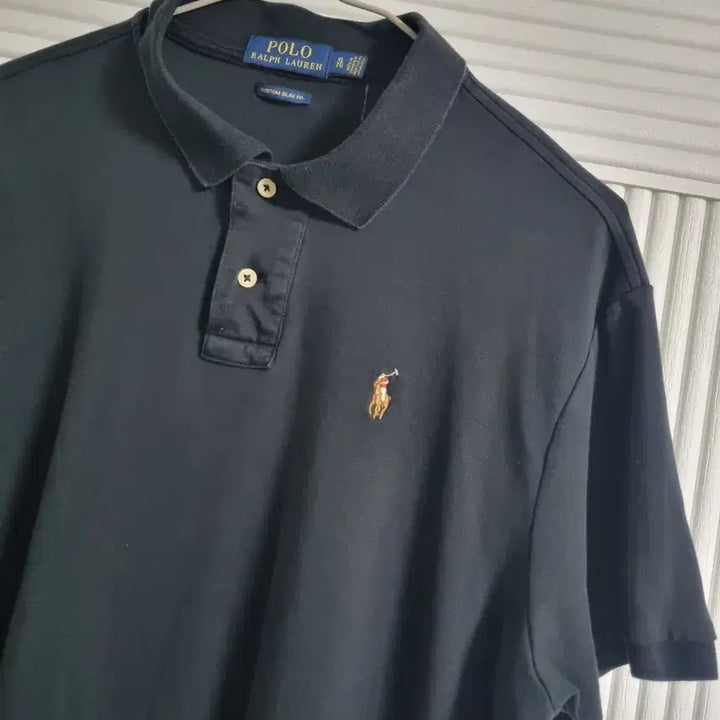 [SOLD OUT] 폴로 랄프로렌 블랙 반팔 카라티 사이즈100
