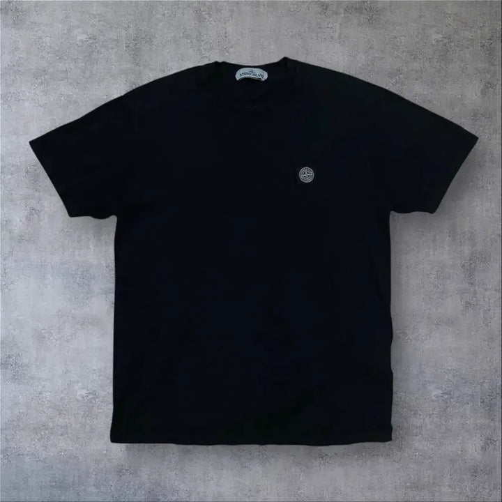 [SOLD OUT] 스톤아일랜드 박스 패치 로고 블랙 반팔티