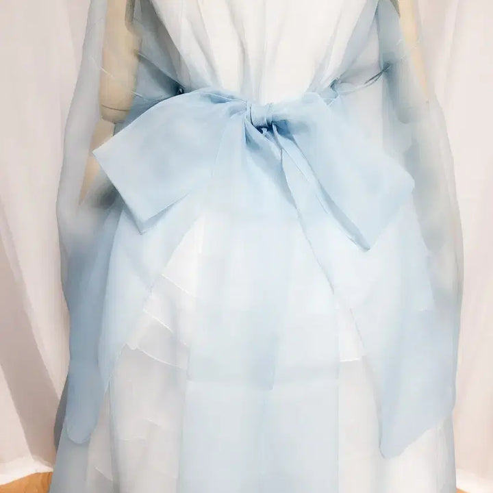 [SOLD OUT] 여성한복 시스루 철릭광폭 원삼 / 광폭 장옷 (노방/실크오간자 참고컷)