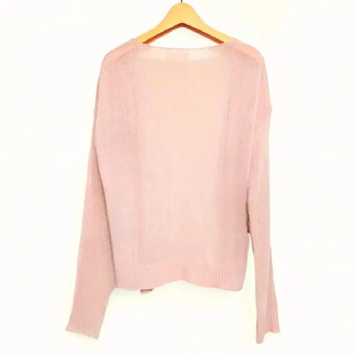 [BUNJANG] Pink Knit Cardigan - Women&