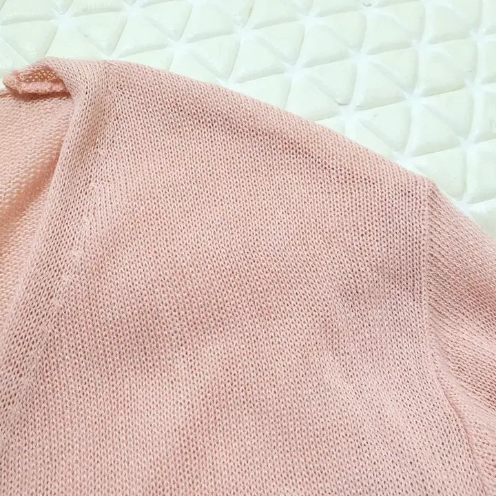 [BUNJANG] Pink Knit Cardigan - Women&