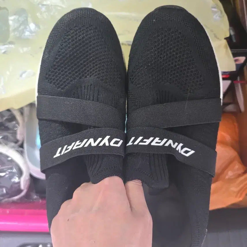 [BUNJANG] Dynafit Black Slip-on Sneakers 260 / 다이나핏 블랙 슬립온 운동화  260
