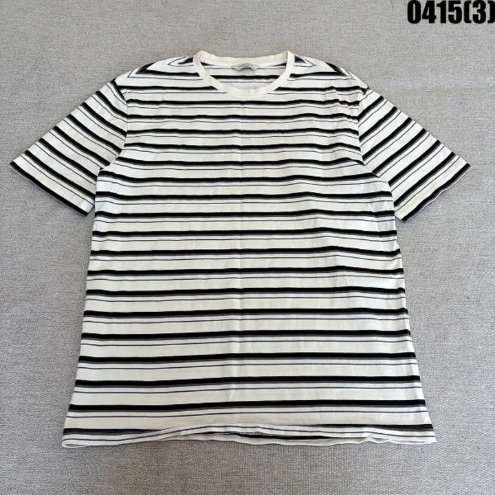 [BUNJANG] Mind Bridge Striped Short Sleeve T-Shirt / 105 마인드브릿지 스트라이프 반팔 티셔츠 0415(3)