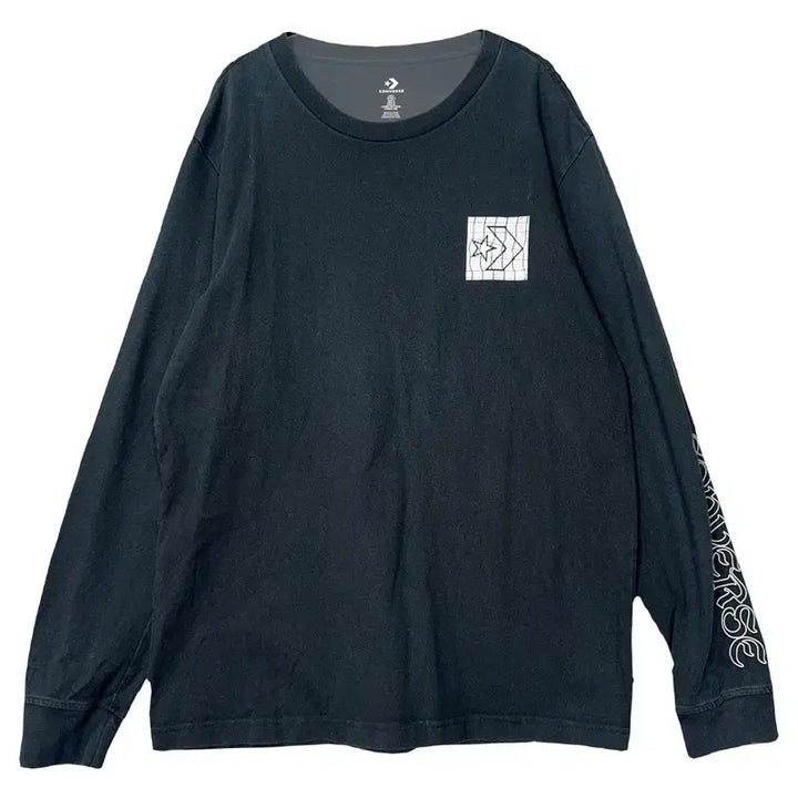 [BUNJANG] Converse Navy Long Sleeve T-Shirt XL / 컨버스 네이비 긴팔티 XL