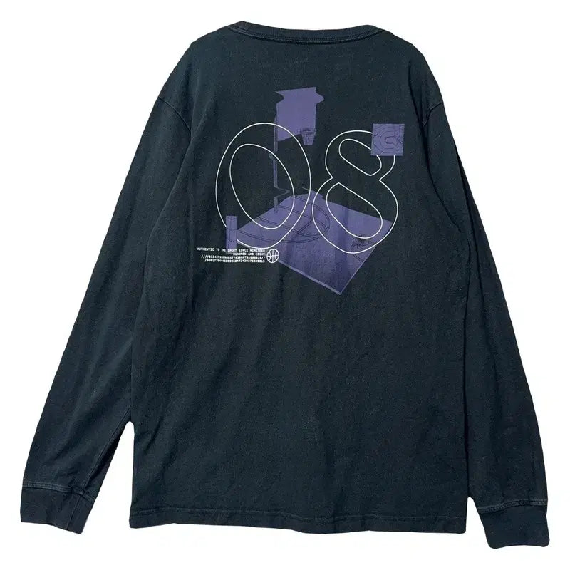 [BUNJANG] Converse Navy Long Sleeve T-Shirt XL / 컨버스 네이비 긴팔티 XL