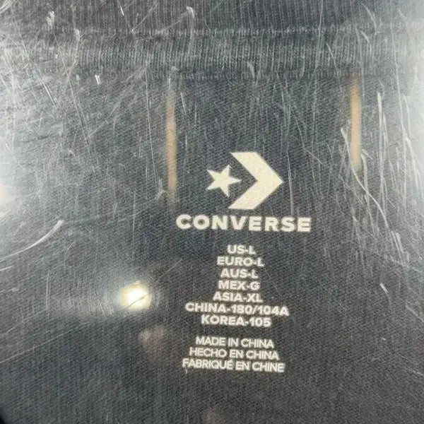 [BUNJANG] Converse Navy Long Sleeve T-Shirt XL / 컨버스 네이비 긴팔티 XL