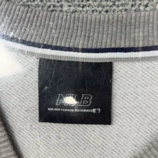 [BUNJANG] MLB Texas Logo Light Gray Sweatshirt (Size 100) / 엠엘비 라이트 그레이 텍사스 로고 맨투맨 100