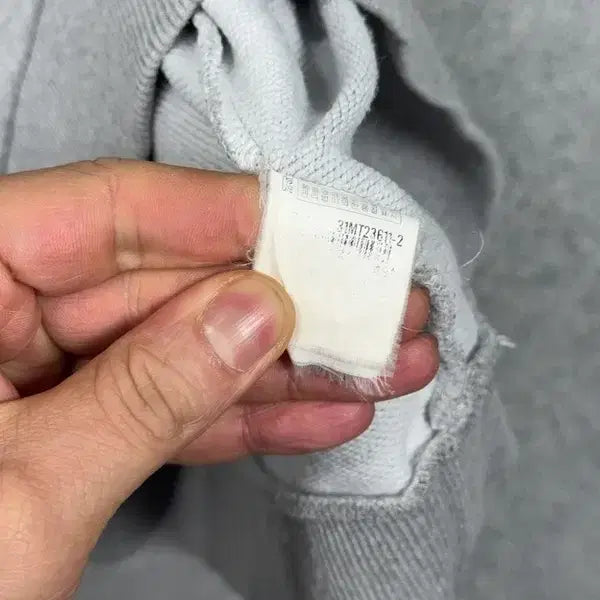 [BUNJANG] MLB Texas Logo Light Gray Sweatshirt (Size 100) / 엠엘비 라이트 그레이 텍사스 로고 맨투맨 100
