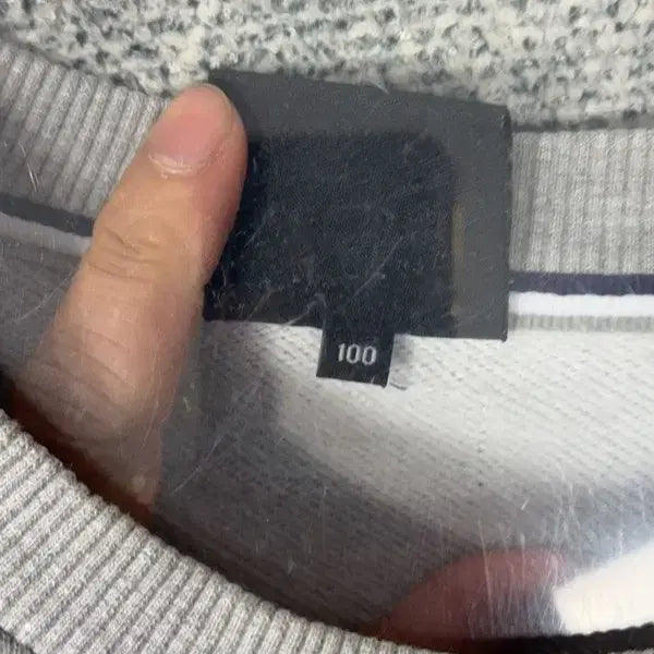 [BUNJANG] MLB Texas Logo Light Gray Sweatshirt (Size 100) / 엠엘비 라이트 그레이 텍사스 로고 맨투맨 100