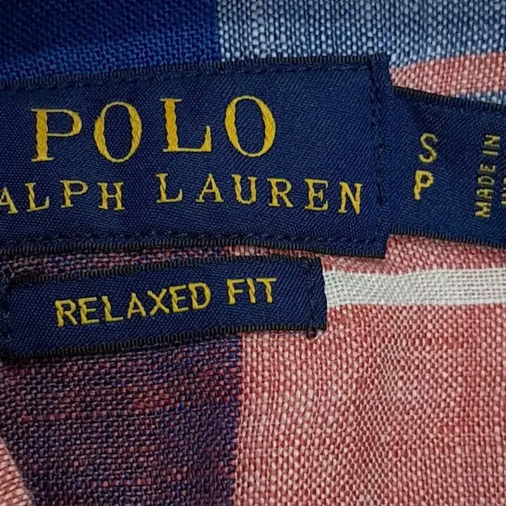 [BUNJANG] Polo Ralph Lauren Linen Check Shirt / 폴로 랄프로렌  체크 린넨셔츠 95  새제품