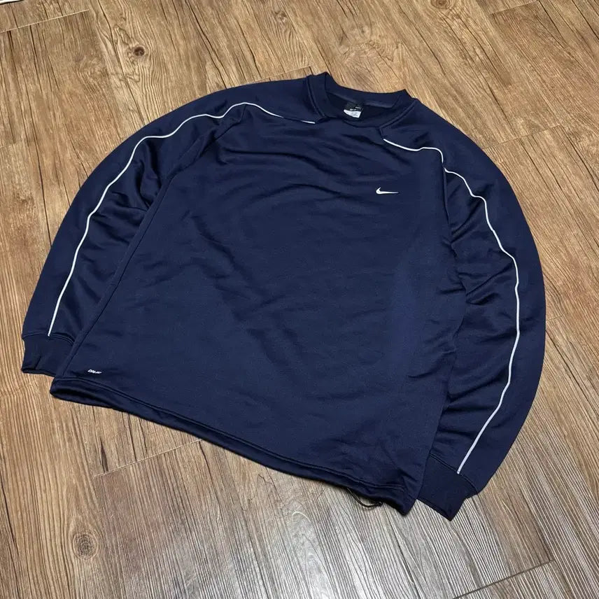 [BUNJANG] Nike Dri-FIT Navy Sweatshirt / [2XL] 나이키 드라이핏 네이비 맨투맨
